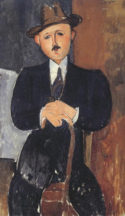 Amedeo Modigliani Seated Man with a Cane (mk39) Germany oil painting art